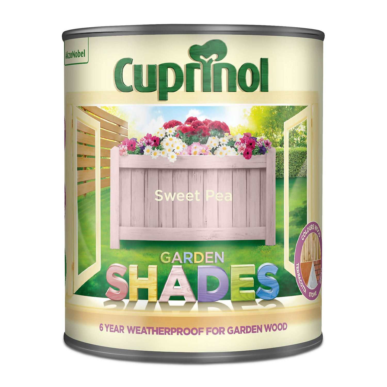 Cuprinol Garden Shades Sweet Pea - 1L 3 Cuprinol Garden Shades Sweet Pea - 1L - Image 3