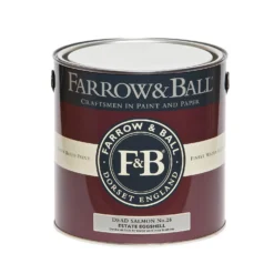 Farrow & Ball Estate Eggshell Paint Dead Salmon - 2.5L -Outlet Home Harmony Store 12804565 1754951336505394