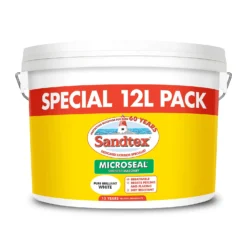 Sandtex® Ultra Smooth Masonry Paint Pure Brilliant White - 12L -Outlet Home Harmony Store 12804843 1134870267897089