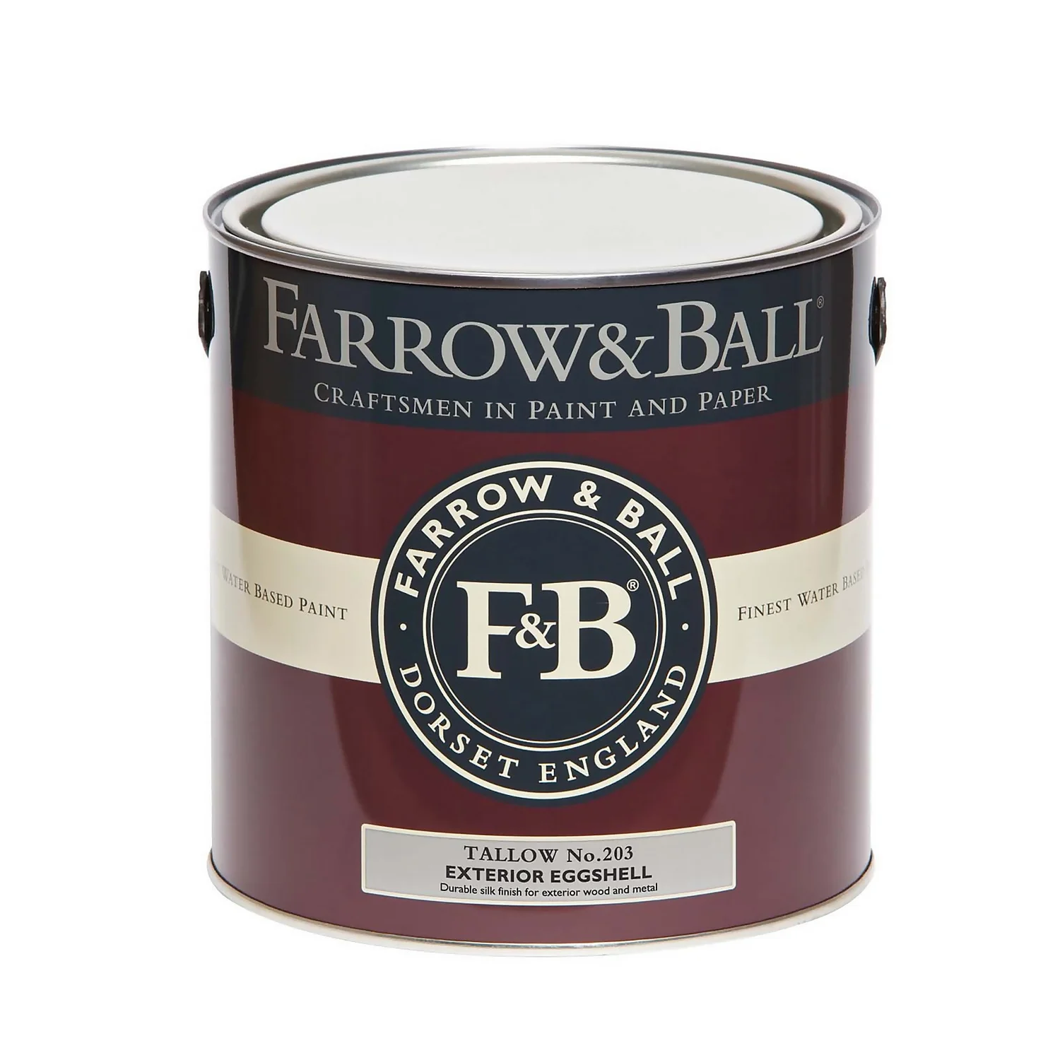 Farrow & Ball Exterior Eggshell Paint Tallow - 2.5L 3 Farrow & Ball Exterior Eggshell Paint Tallow - 2.5L - Image 3
