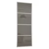 Ellipse Sliding Wardrobe Door 4 Panel Cappuccino Glass With Aluminium Frame (W)914mm