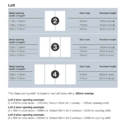 Loft Sliding Wardrobe Door Arctic White Glass With Silver Frame (W)762mm -Outlet Home Harmony Store 12807148 1575036625553167