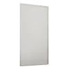 Loft Sliding Wardrobe Door White Panel With White Wood Effect Frame (W)762mm