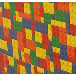 Curver Stockholm Bright Blocks Plastic Deco Storage Box Multi Colour 22L -Outlet Home Harmony Store 12807671 1664833169684971