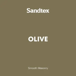 Sandtex Ultra Smooth Masonry Paint - Olive - 150ml -Outlet Home Harmony Store 12808269 1884871498974932