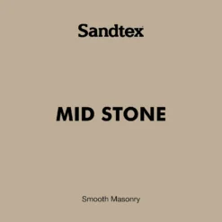 Sandtex® Ultra Smooth Masonry Paint Mid Stone - 5L -Outlet Home Harmony Store 12808538 2034871316095013