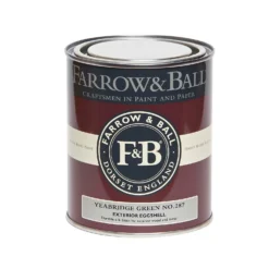 Farrow & Ball Exterior Eggshell Paint Yeabridge Green - 750ml -Outlet Home Harmony Store 12808576 1704951873927281