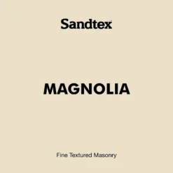 Sandtex® Textured Masonry Paint Magnolia - 5L -Outlet Home Harmony Store 12809198 1194871504845998