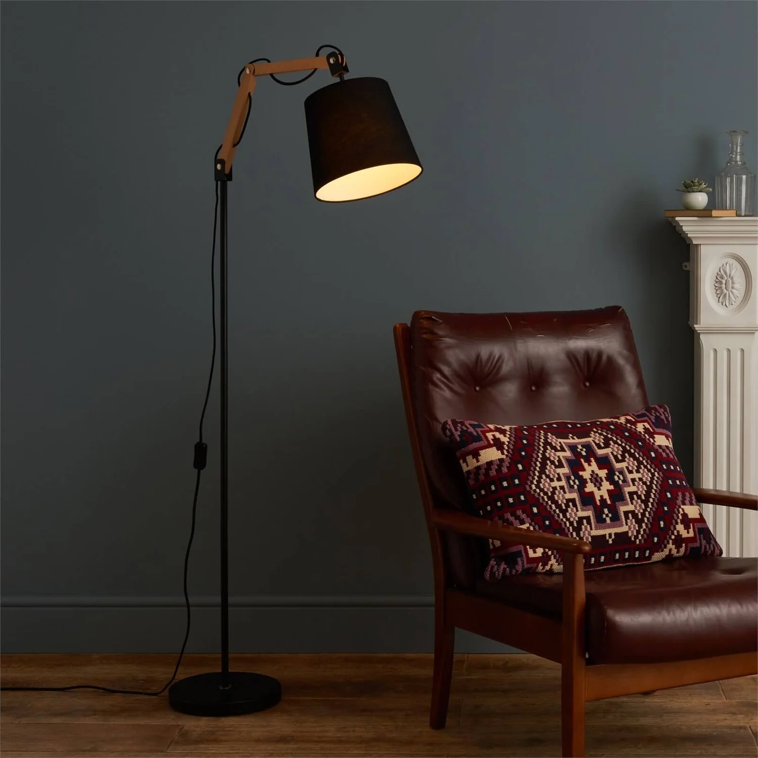 Caleb Floor Lamp - Black 1 Caleb Floor Lamp - Black
