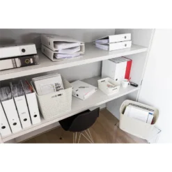 Curver My Style Large Rectangular Plastic Storage Basket - Vintage White - 18L 9 Curver My Style Large Rectangular Plastic Storage Basket - Vintage White - 18L -Outlet Home Harmony Store 12809473 1314833219521040