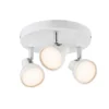 Artemis 3 Lamp LED Round Spotlight - White