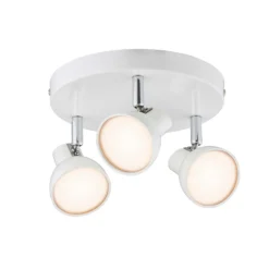Artemis 3 Lamp LED Round Spotlight - White