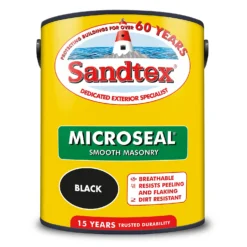 Sandtex® Ultra Smooth Masonry Paint Black - 5L 17 Sandtex® Ultra Smooth Masonry Paint Black - 5L -Outlet Home Harmony Store 12810261 1394871319047076