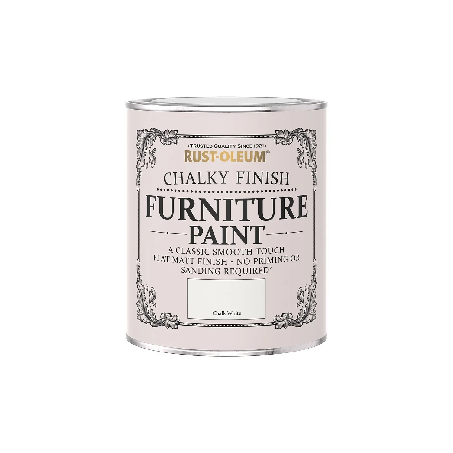 Rust-Oleum Chalky Furniture Paint - Chalk White - 750ml 4 Rust-Oleum Chalky Furniture Paint - Chalk White - 750ml - Image 4
