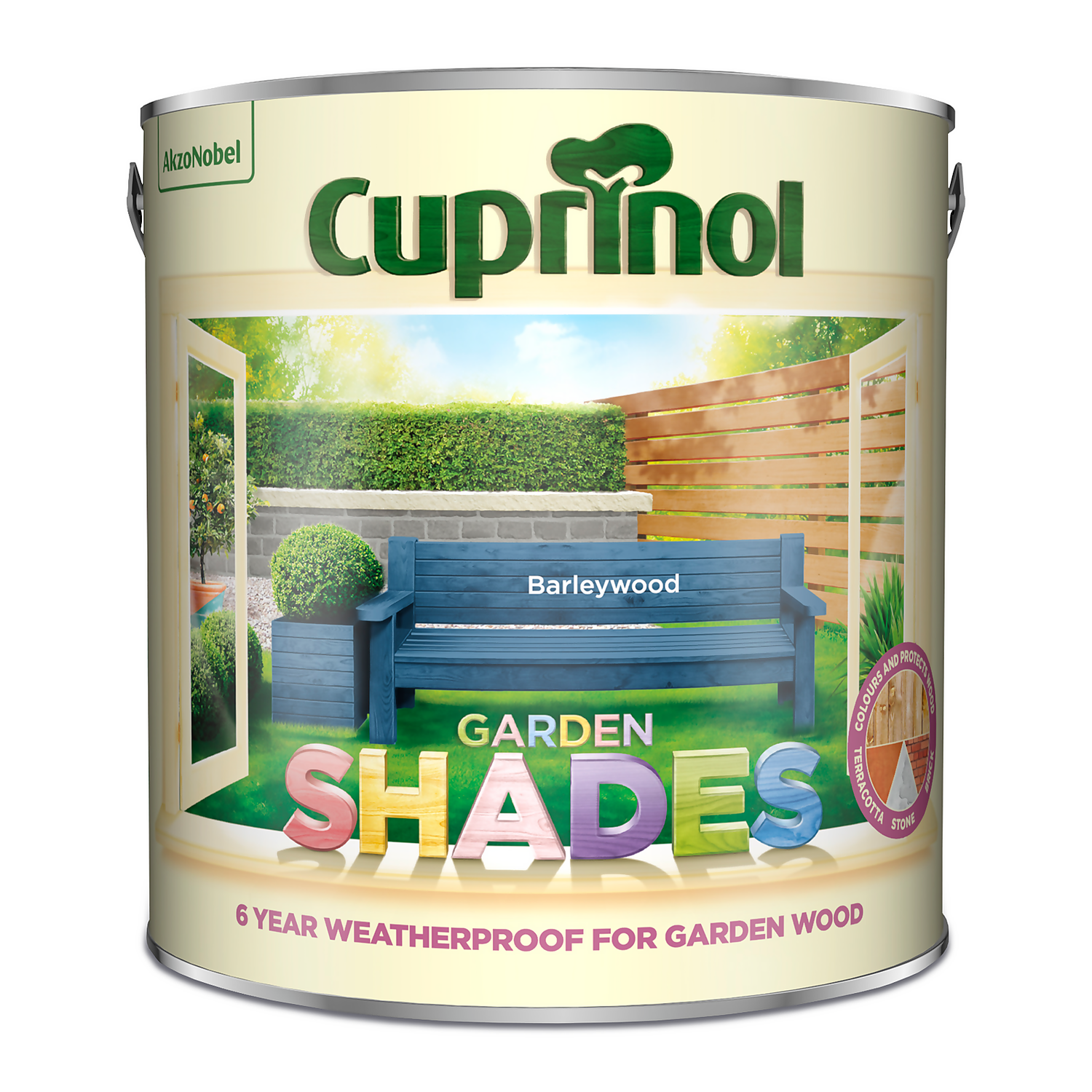 Cuprinol Garden Shades Paint Barleywood - 2.5L 3 Cuprinol Garden Shades Paint Barleywood - 2.5L - Image 3