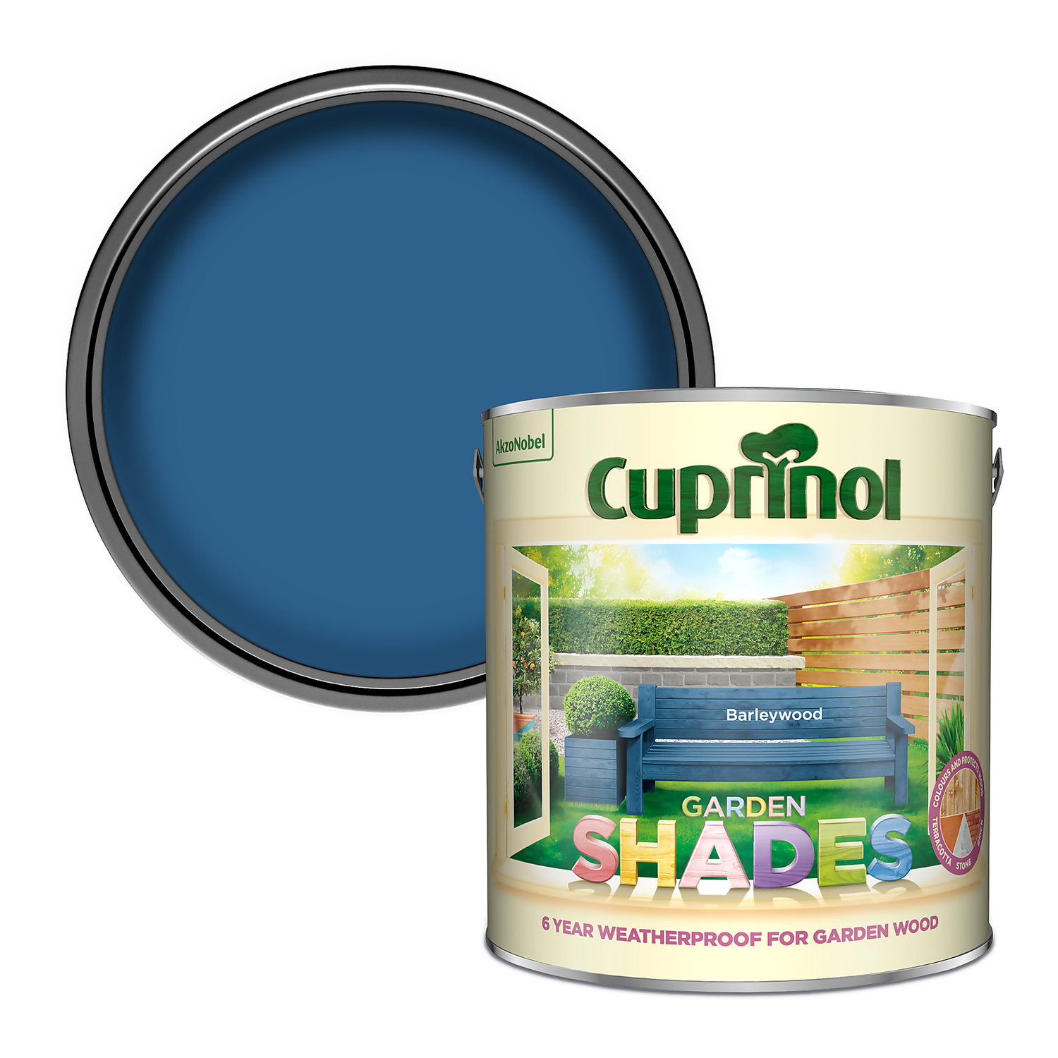 Cuprinol Garden Shades Paint Barleywood - 2.5L 1 Cuprinol Garden Shades Paint Barleywood - 2.5L