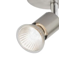 Rochdale 1x 35W Spotlight - Brushed Stainless Steel -Outlet Home Harmony Store 12813666 1574843085971155