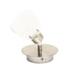 Arla 1x 28W Double Wall Spotlight - Satin Nickel