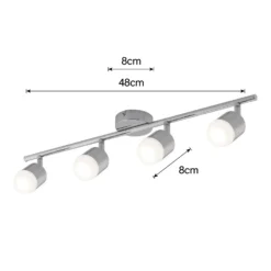 Pallas 4x 5W LED Spotlight - Chrome -Outlet Home Harmony Store 12813806 5574843086961875