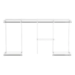 None Wardrobe System Starter Kit - White - 2.4m -Outlet Home Harmony Store 12815435 1155044142133174