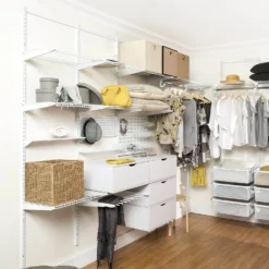 Wire Shelf Back- White - 667x350mm 5 Wire Shelf Back- White - 667x350mm -Outlet Home Harmony Store 12815573 1624833194550090