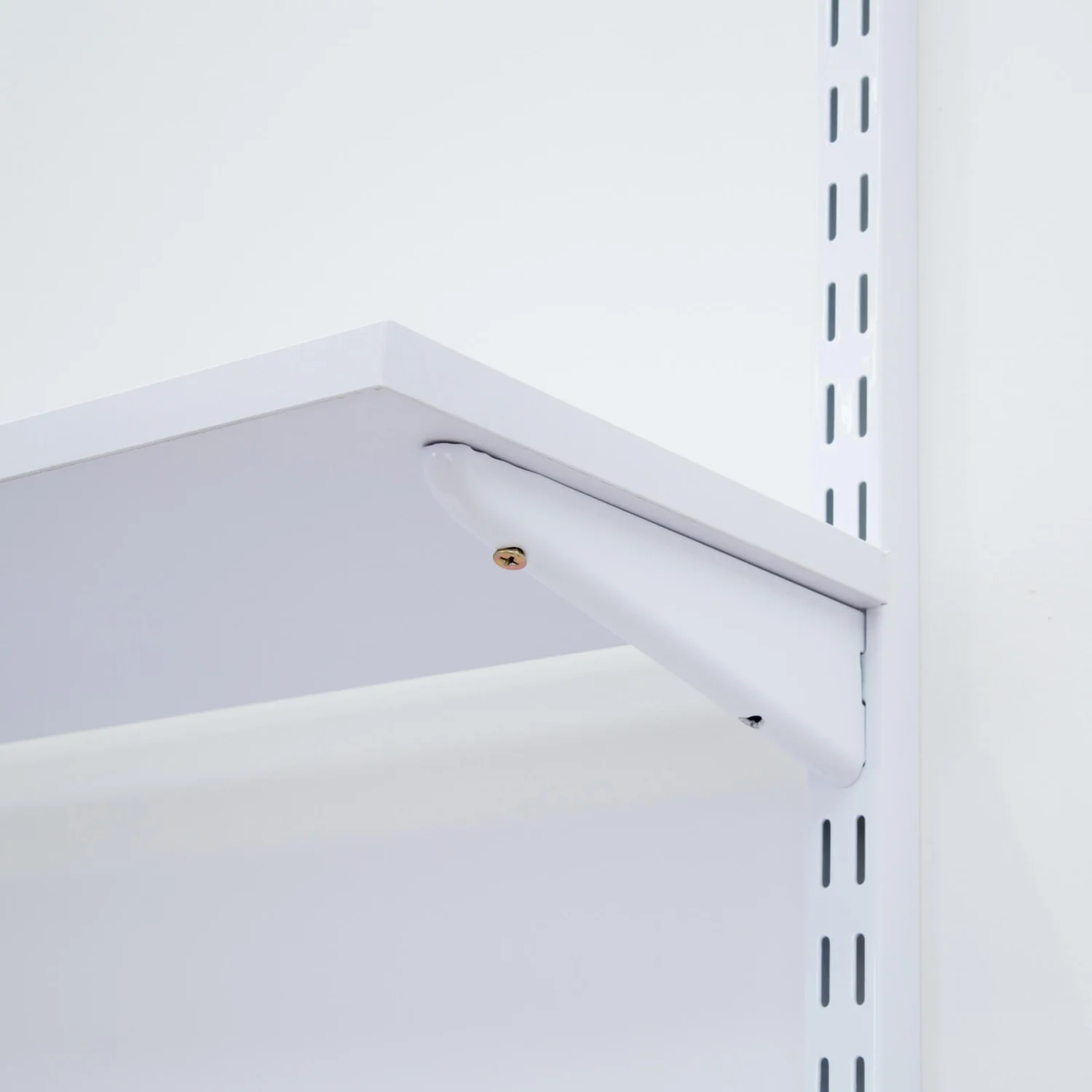 None Double Slot Bracket - White -320mm 4 None Double Slot Bracket - White -320mm - Image 4