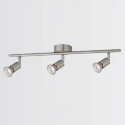 Rochdale 3 Lamp Spotlight Bar - Brushed Stainless Steel 7 Rochdale 3 Lamp Spotlight Bar - Brushed Stainless Steel -Outlet Home Harmony Store 12815760 1524843350319008