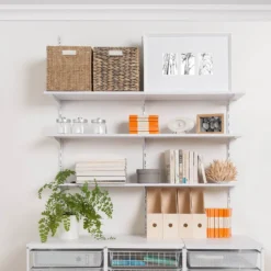 None Single Slot Upright Wall Strip - White - 100cm -Outlet Home Harmony Store 12816011 3374833192221763