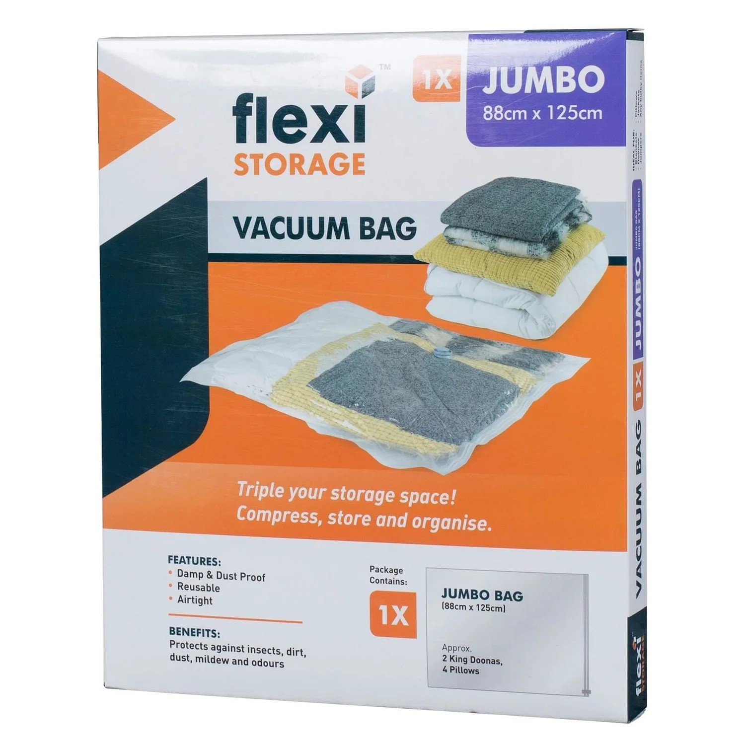 None Vacuum Storage Bag - Jumbo 1 None Vacuum Storage Bag - Jumbo