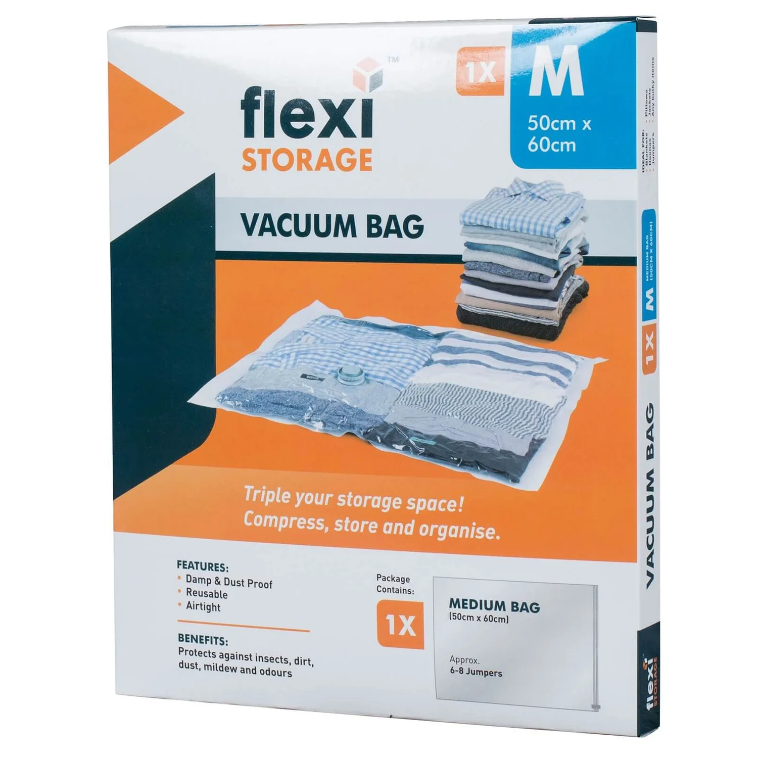 None Vacuum Storage Bag - Medium 1 None Vacuum Storage Bag - Medium