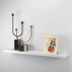 Floating Shelf - White Matt -1200 X 240 X 38mm -Outlet Home Harmony Store 12817720 1144887326021376
