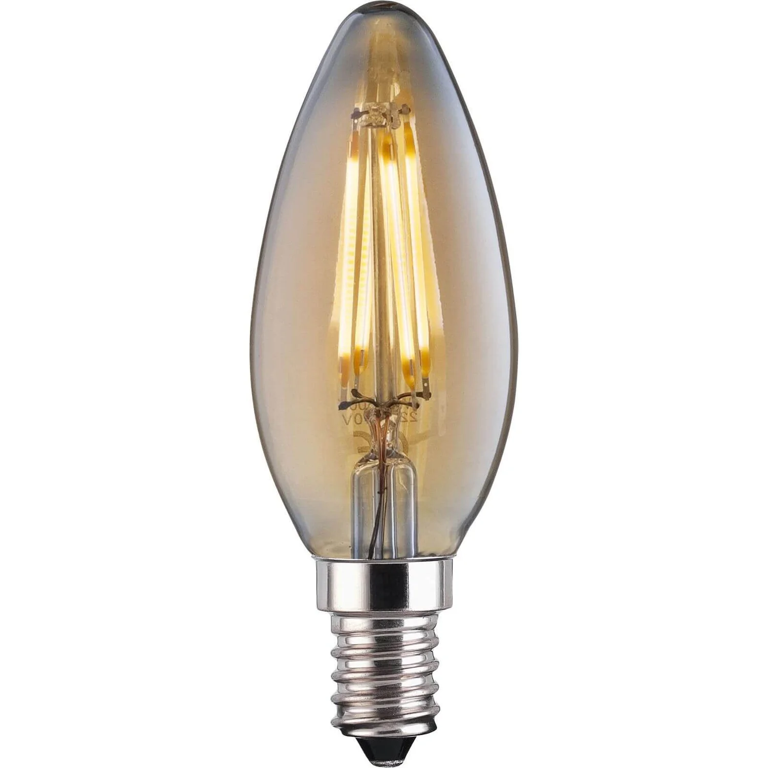 LED Filament Candle 4W E14 Vintage Light Bulb 1 LED Filament Candle 4W E14 Vintage Light Bulb
