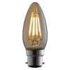 LED Filament Candle 4W B22 Vintage Light Bulb