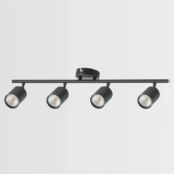 Travis 4 Light Spotlight Bar - Black -Outlet Home Harmony Store 12817922 1984843359460239