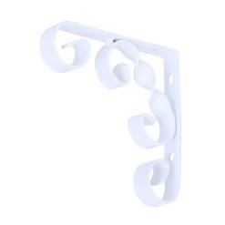 None Scroll Bracket - White - 100x100mm