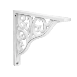 Classic Baroque Bracket - White 18x23cm
