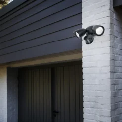 Lutec Shrimp Twin Head LED PIR Outdoor Wall Light - Black 10 Lutec Shrimp Twin Head LED PIR Outdoor Wall Light - Black -Outlet Home Harmony Store 12819180 1644952882750379