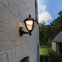 Lutec Unite LED Outdoor Wall Lantern - Black -Outlet Home Harmony Store 12819192 6794952682894258