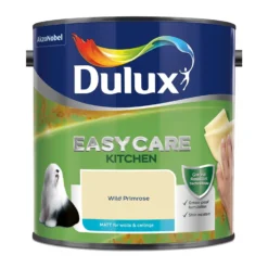 Dulux Easycare Kitchen Wild Primrose Matt Paint - 2.5L -Outlet Home Harmony Store 12819241 5034833219223611