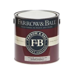 Farrow & Ball Modern Eggshell Paint Yellow Ground - 2.5L 7 Farrow & Ball Modern Eggshell Paint Yellow Ground - 2.5L -Outlet Home Harmony Store 12819532 1524952653168365