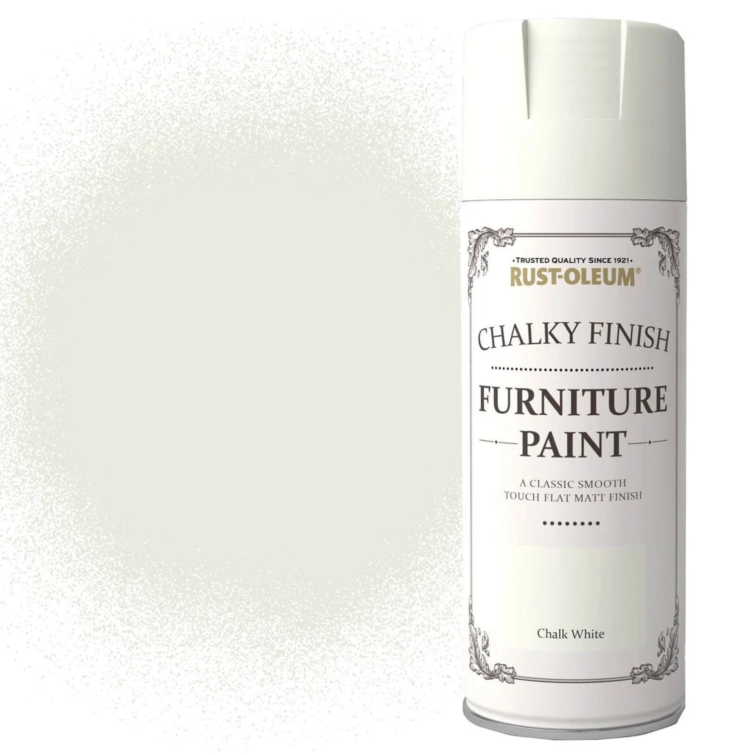 Rust-Oleum Furniture Spray Paint - Chalk White - 400ml 1 Rust-Oleum Furniture Spray Paint - Chalk White - 400ml
