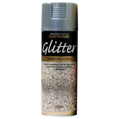 Rust-Oleum Silver - Glitter Spray Paint - 400ml