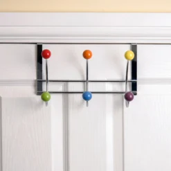 None Coloured Ball Over The Door Coat Hook -Outlet Home Harmony Store 12821283 7074846170666078