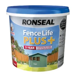 Ronseal Fence Life Plus Paint Sage - 5L 13 Ronseal Fence Life Plus Paint Sage - 5L -Outlet Home Harmony Store 12821351 1614942086864861