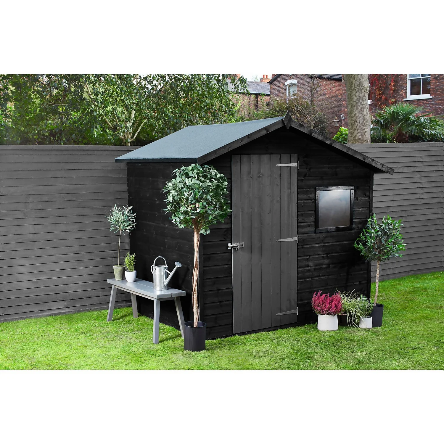 Ronseal Fence Life Plus Paint Charcoal Grey - 5L 4 Ronseal Fence Life Plus Paint Charcoal Grey - 5L - Image 4