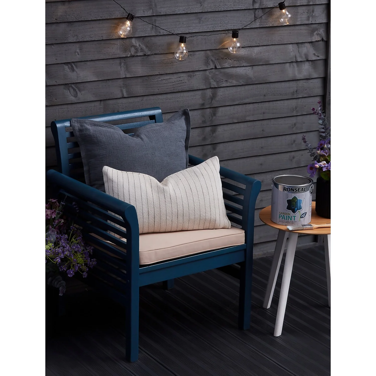 Ronseal Fence Life Plus Paint Charcoal Grey - 5L 3 Ronseal Fence Life Plus Paint Charcoal Grey - 5L - Image 3