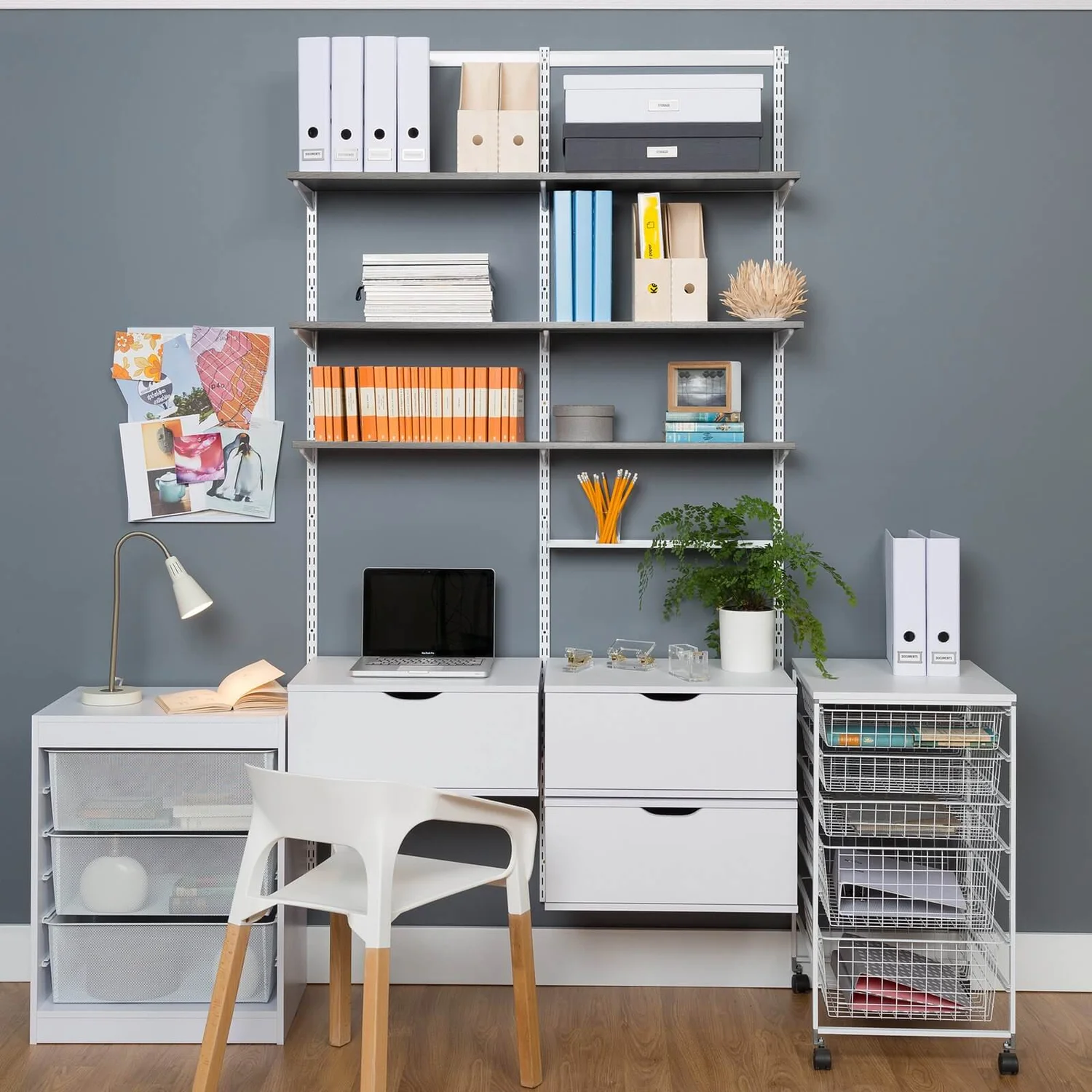 Shelf Grey Oak 900x16x250mm 3 Shelf Grey Oak 900x16x250mm - Image 3