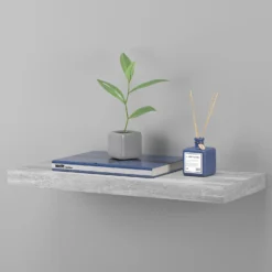 Floating Shelf - Grey Oak - 600 X 240 X 38mm 8 Floating Shelf - Grey Oak - 600 X 240 X 38mm -Outlet Home Harmony Store 12822025 5144876423820541