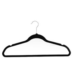 Black Velvet Clothes Hangers - 10 Pack -Outlet Home Harmony Store 12822491 7374878809223816