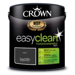 Crown Easyclean® Washable & Wipeable Multi Surface Matt Paint Rebel® - 2.5L -Outlet Home Harmony Store 12823596 1804857377862414